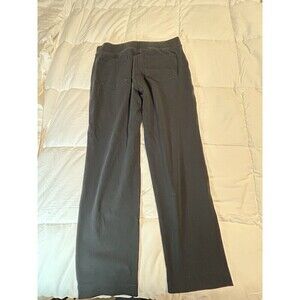Duluth Trading Co Womens L 29 NoGA Classic Relaxed Fit Pants Straight Black Legs